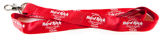 Custom Imprinted Nylon Lanyard - Texture