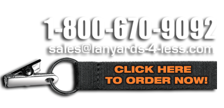 Custom Lanyard Display - Click Here to Order Custom Lanyards Now!