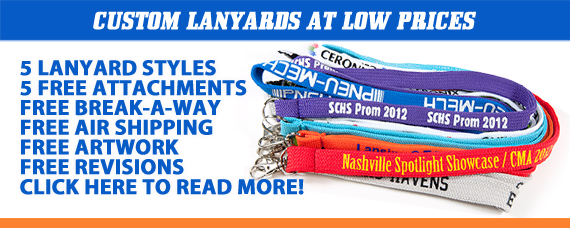 Custom Lanyards - Lowest Pricing - Great Features & Freebies!